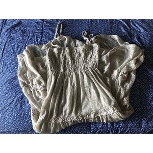 Crocheted maxi dress